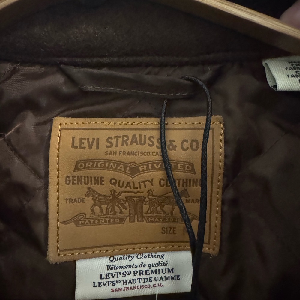 Levi's Brown Bomber Jacket - Picture 3 of 7
